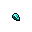 cyan crystal fragment