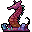sea horse figurine