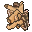 wooden trash