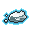 spectral silver nugget