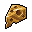 golden cheese wedge